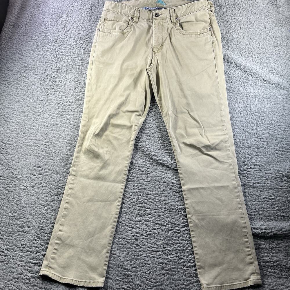 Tommy Bahama Men’s Tan Chino Pants Size 35x32 Boracay Stretch 5-Pocket